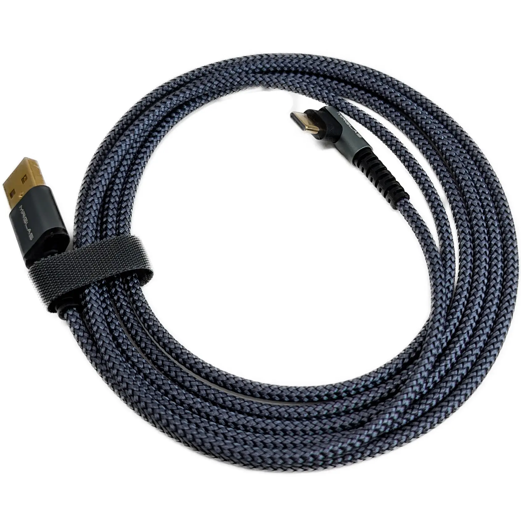 6-Foot USB-C Right Angle Replacement Cable for MPress Nano (Blue-Gray)