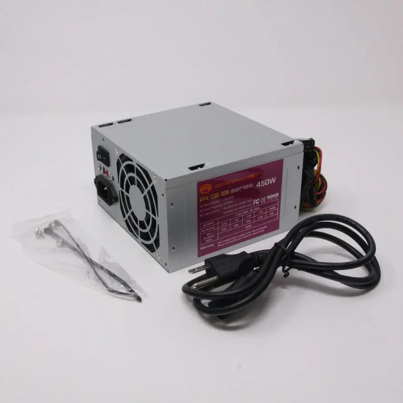 APower 450W SATA ATX Power Supply AGS Series