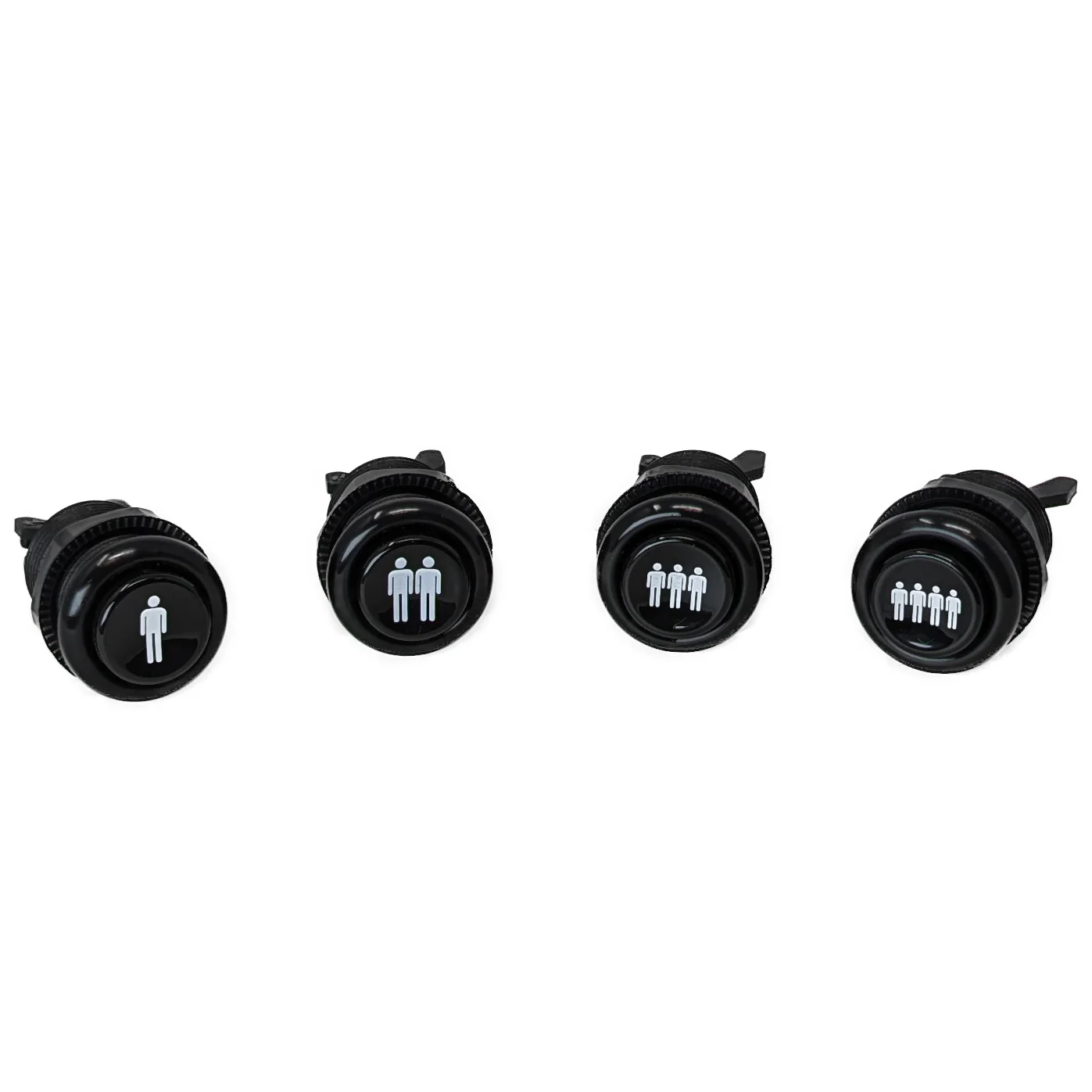 iL PSL-L Concave Button - Black - Player 1 - Image 3