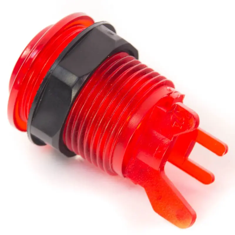 iL PSL-CV Convex Button - Translucent Red - Image 2