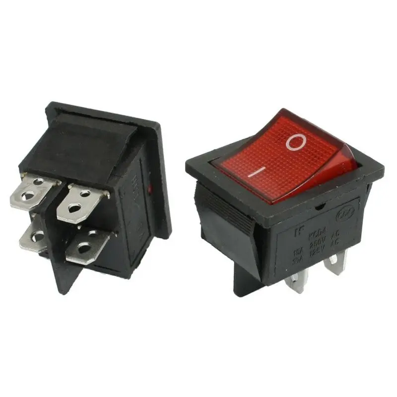 KCD4 DPST ON-OFF 4 Pin Rocker Boat Switch