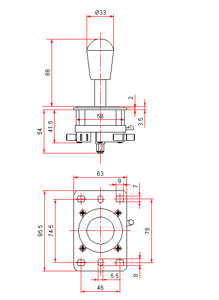 Ultimarc Mag-Stik Plus - Red - Image 2
