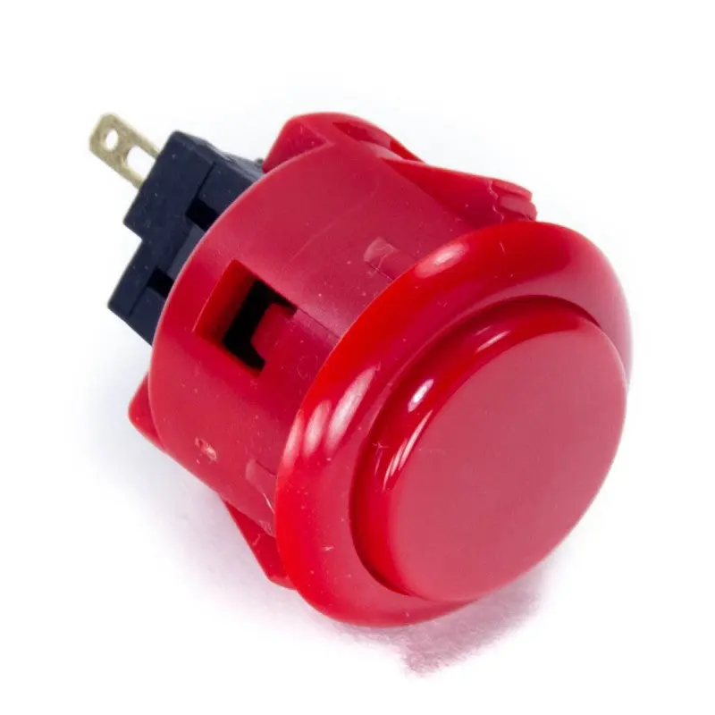 Sanwa OBSFE-24 Snap-in Silent Button - Red