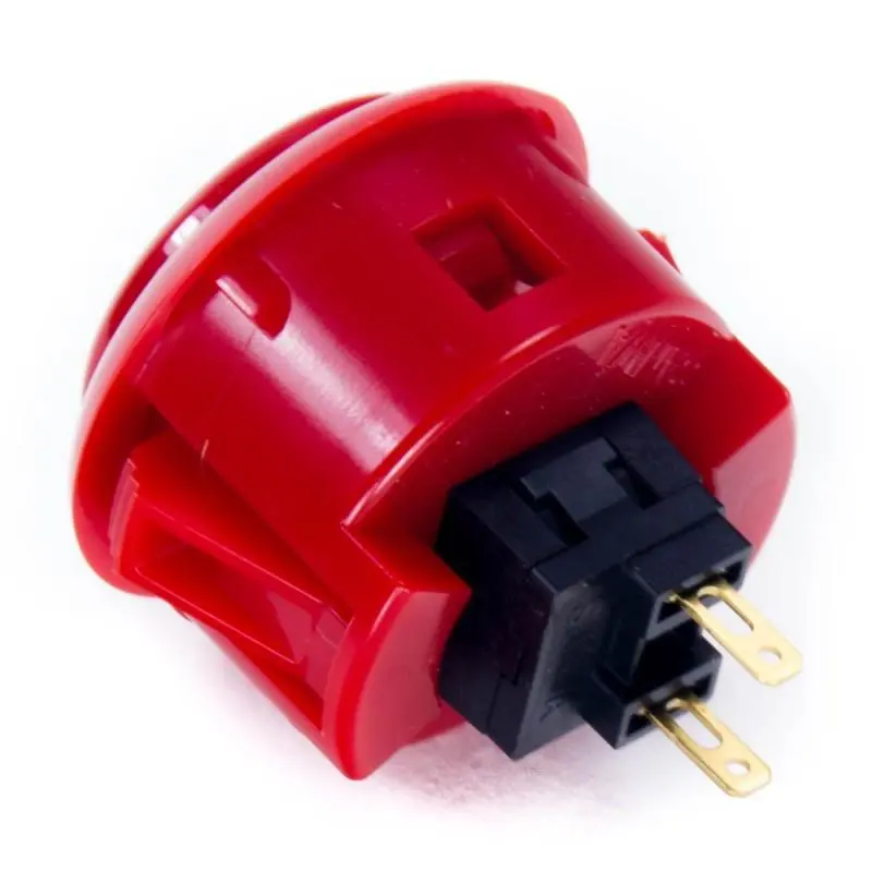 Sanwa OBSFE-30 Snap-in Silent Button - Red - Image 2