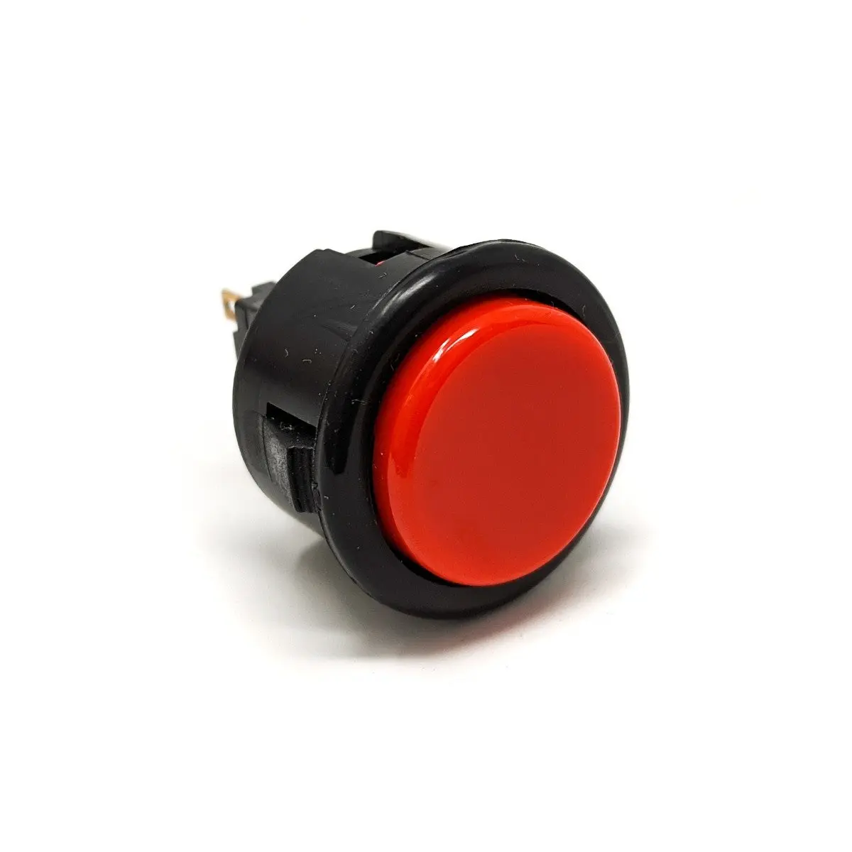 Seimitsu PS-14-D 24mm Snap-in Button - Black & Red