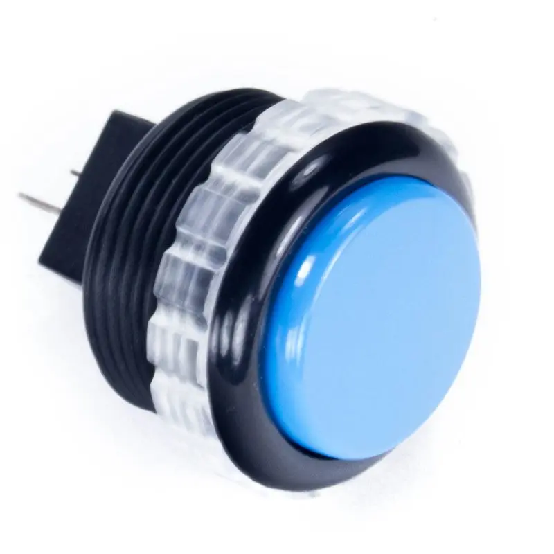 Seimitsu PS-14-GN 30mm Screw-in Button - Black & Blue