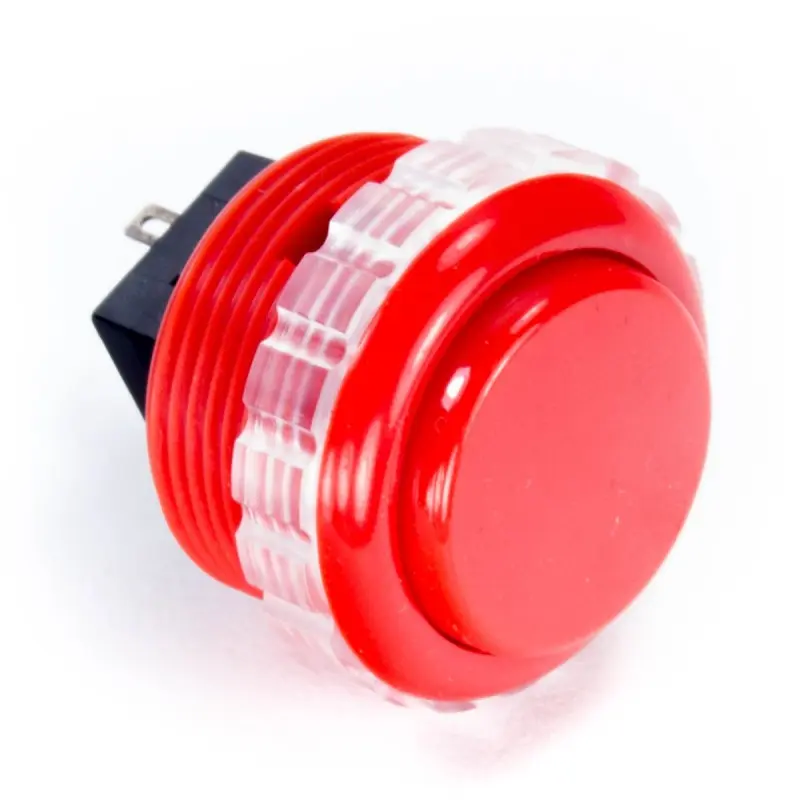 Seimitsu PS-14-GN 30mm Screw-in Button - Red